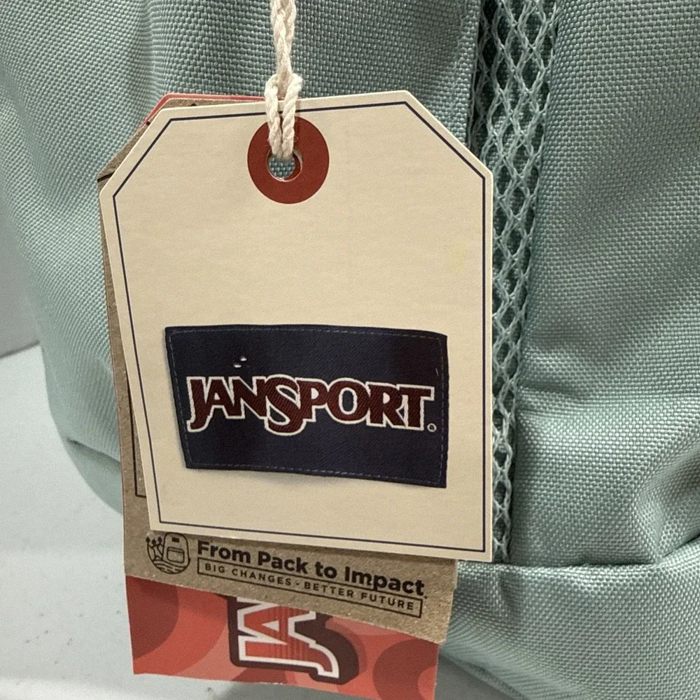 JanSport Cross Town Plus Backpack  - Faded Sage NEW